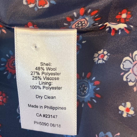 Pink Talbots Aberdeen wool blazer suit jacket. EUC. Size 10 - Picture 6 of 6